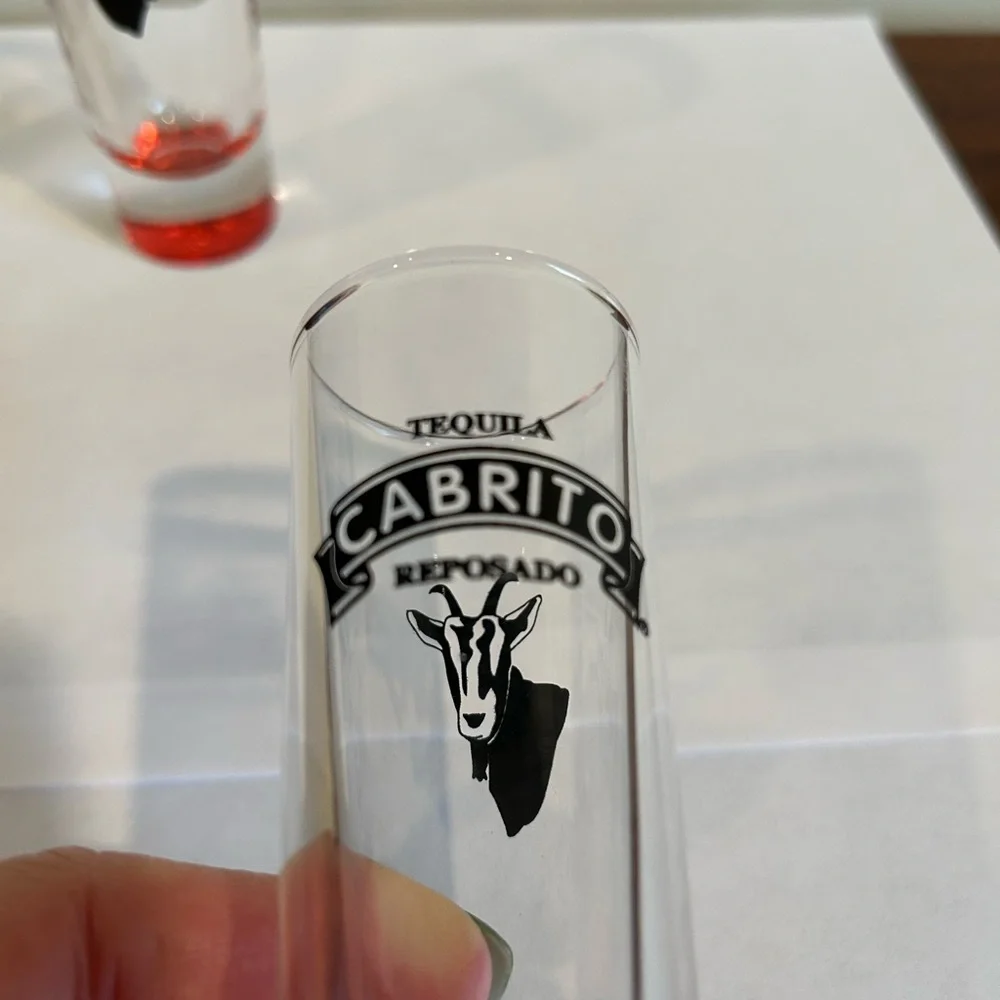Cabrito Tequila Shot Glass Set of 2
